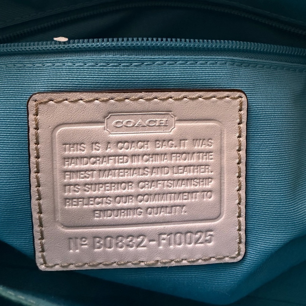 Coach Colorful Striped Tote Bag - Picture 5 of 10